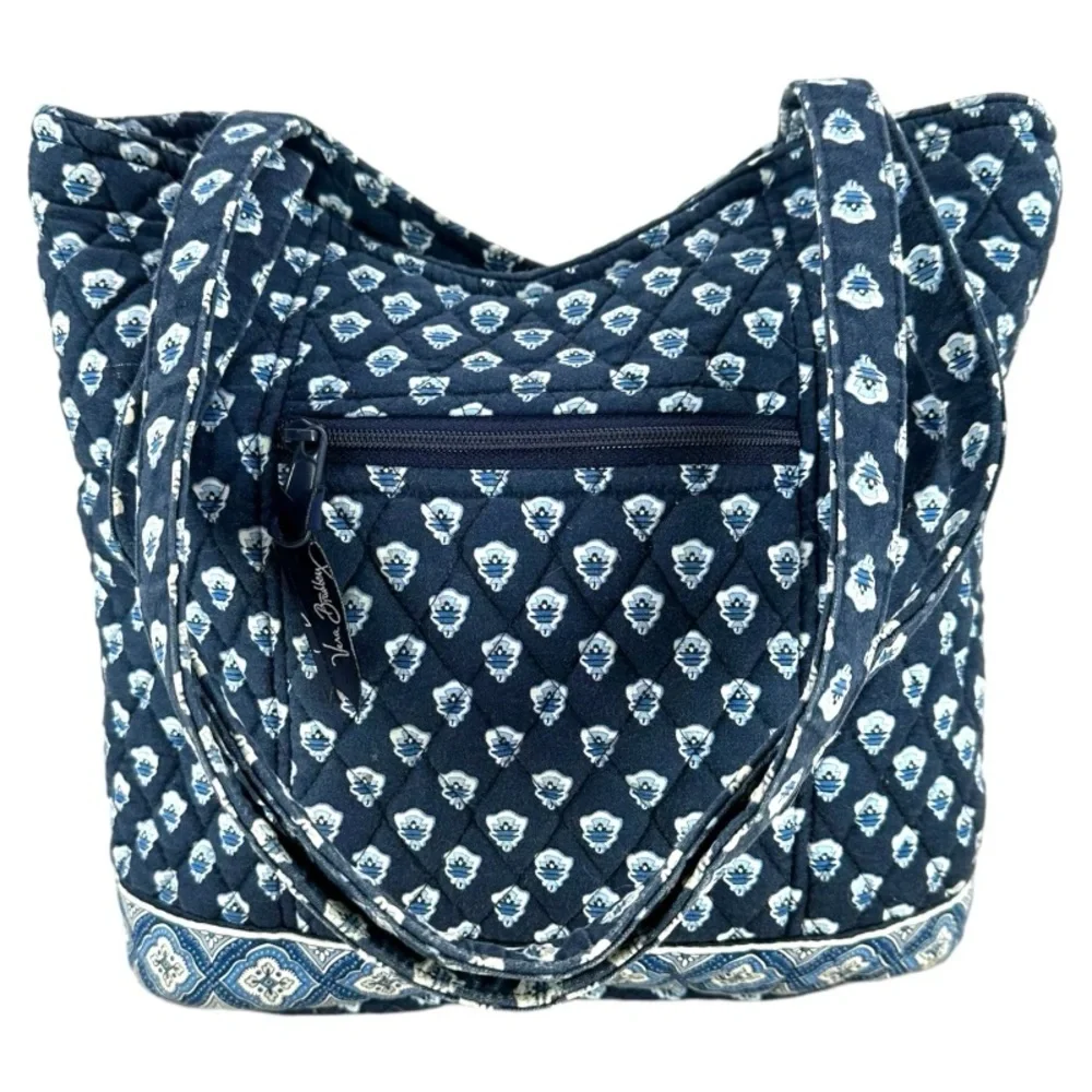 VERA BRADLEY | Blue & White Tote Bag